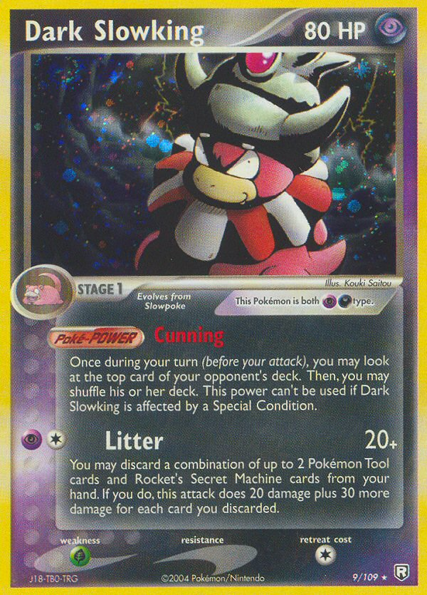 Team Rocket Returns Holo Dark Slowking #9/109